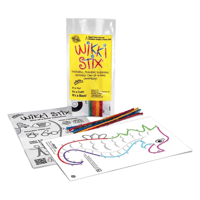 WikkiStix Sea Life Pak Features 12 Sea Creatures with Hands-on Activity and Fun Fact on Each, Made in The USA! - Image 3